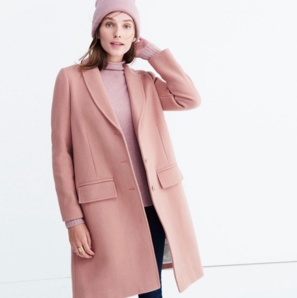 Madewell Jackets & Blazers - Madewell Teatro Swing Coat Old Rose Size 10